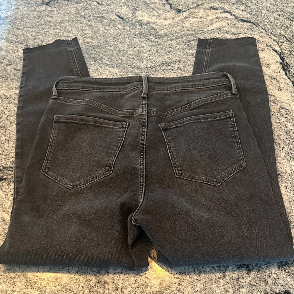 Old Navy Rockstar Extra High Rise Jeans - Dark Gray size 12 - Picture 8 of 10